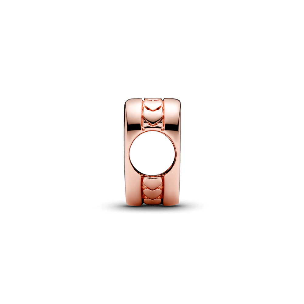 Charm Luméa Mạ Vàng Hồng 14K Trái Tim Khắc Chữ – Biểu Tượng Tình Yêu - Ảnh 2