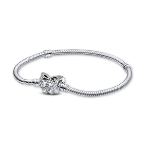 Vòng Luméa Moments Mạ Vàng Hồng 14k Khóa T-bar Trái Tim