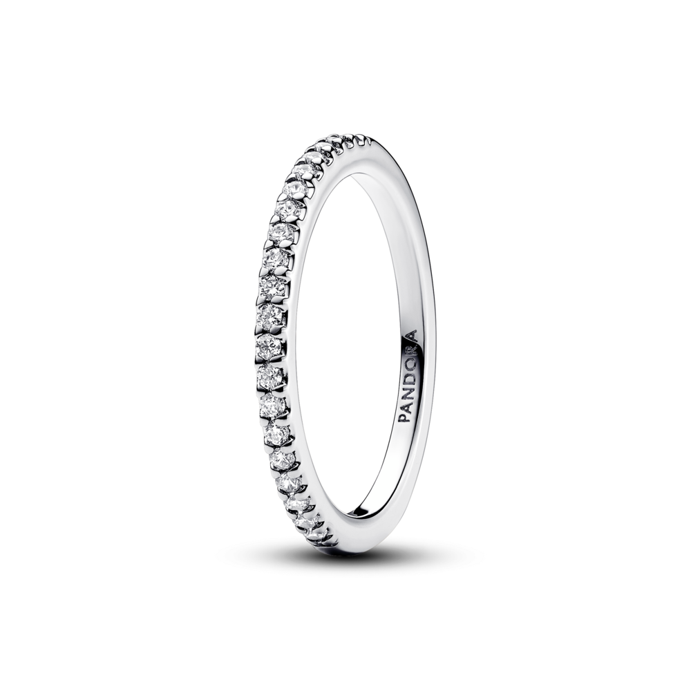 Nhẫn Luméa Timeless Bạc Đính Đá Nhỏ