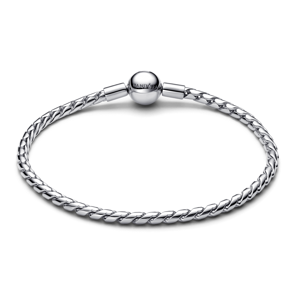 Vòng Tay Luméa Bạc Khóa Tròn Xoắn Dấu Ấn 1 Năm - Ảnh 2