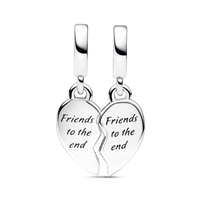 Charm Luméa Moments Bạc Hai Mảnh Ghép Hình Trái Tim - Ảnh 4