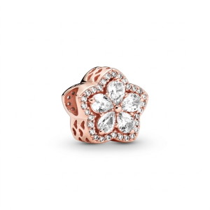 Charm Mạ Vàng Hồng 14K Luméa Moments Hoa Tuyết