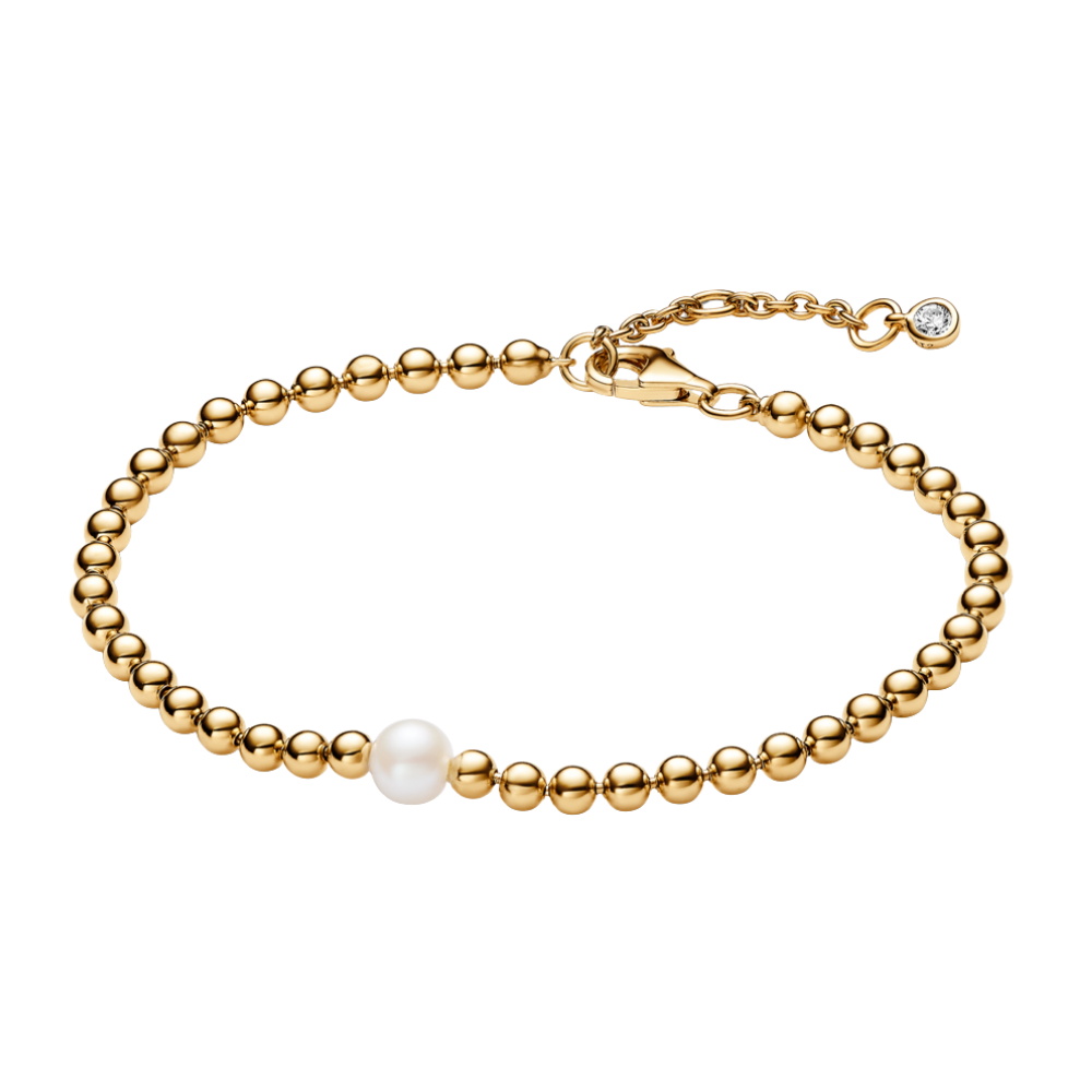 Vòng Luméa Timeless Mạ Vàng 14K Chuỗi Hạt Ngọc Trai