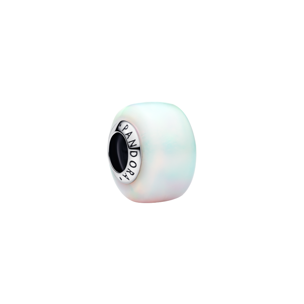 Charm Bạc Luméa Moments Murano Mini Bụi Vàng