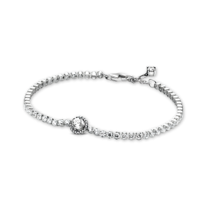 Vòng Tay Luméa Timeless Khóa Tròn Halo Đính Đá