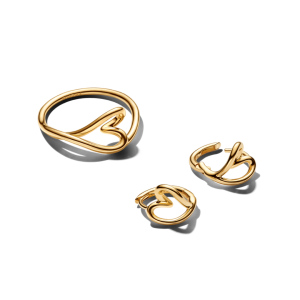 Bộ Trang Sức Hoa Tai & Nhẫn Luméa Mạ vàng 14K - Kiêu Hãnh