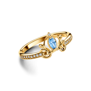 Alternative view of Nhẫn Disney x Luméa Mạ Vàng 14K Xe Bí Ngô