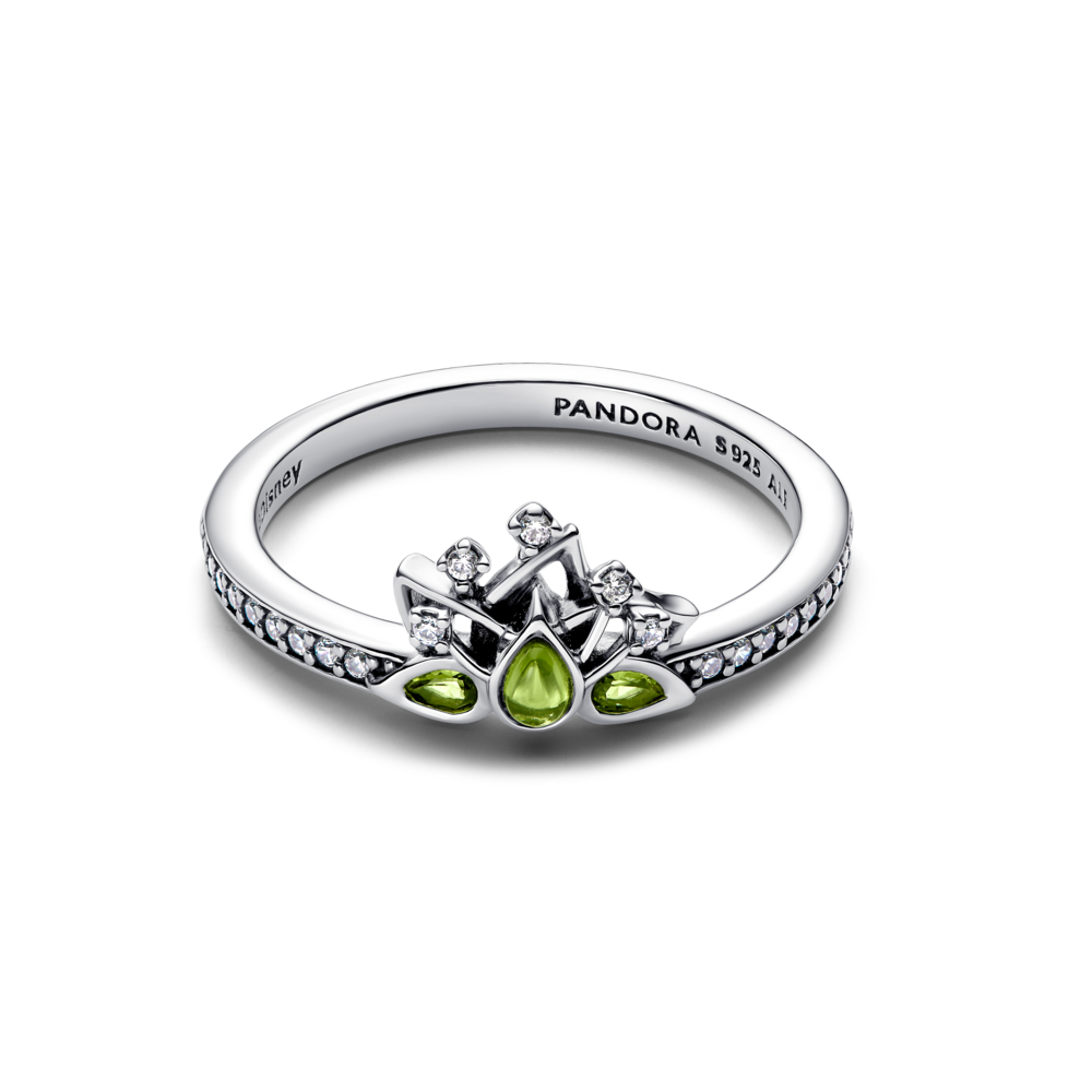 Nhẫn Luméa Disney Bạc Công Chúa Tiana Thiết Kế Vương Miện - Ảnh 2