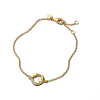 Vòng Tay Luméa Ngọc Trai Mạ Vàng 14K Thiết Kế Đường Cong Tinh Tế
