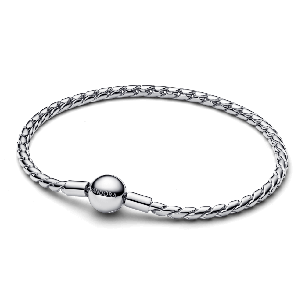 Vòng Tay Luméa Bạc Khóa Tròn Xoắn Dấu Ấn 1 Năm