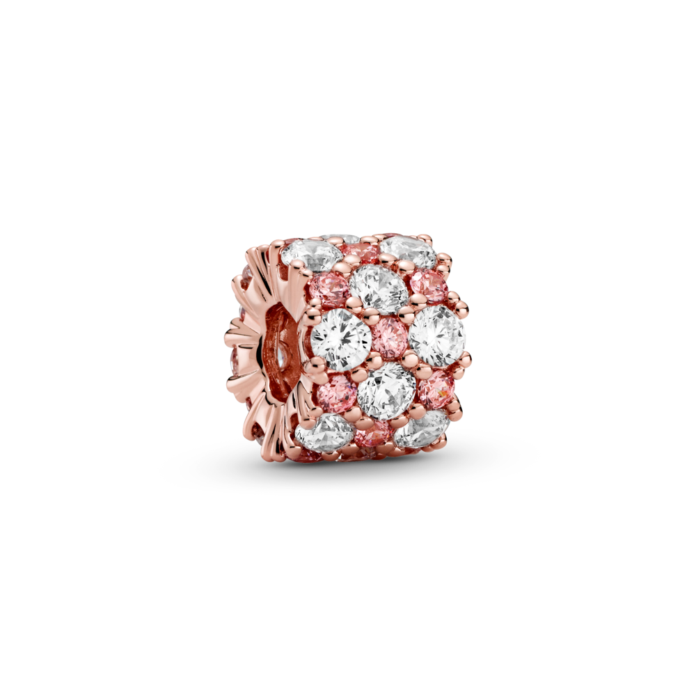 Charm Luméa Moments Mạ Vàng Hồng 14K Đính Đá Xen Kẽ