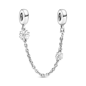 Charm Luméa Dây Xích An Toàn Họa Tiết Hoa Cúc