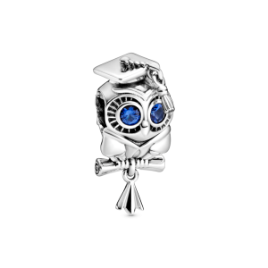 Charm Luméa Moments Bạc Hình Cú Tốt Nghiệp